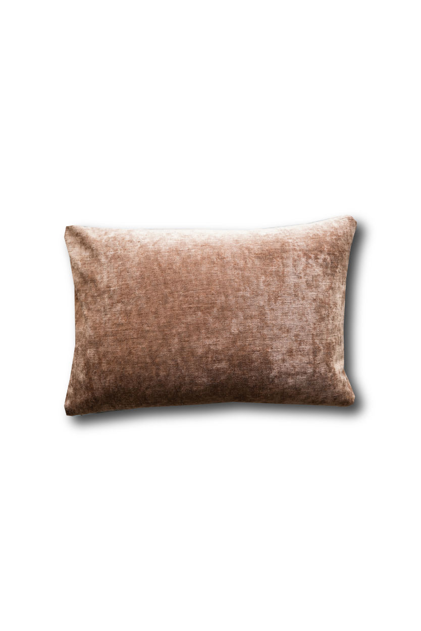 COPPER TEXTURED VELVET CUSHION