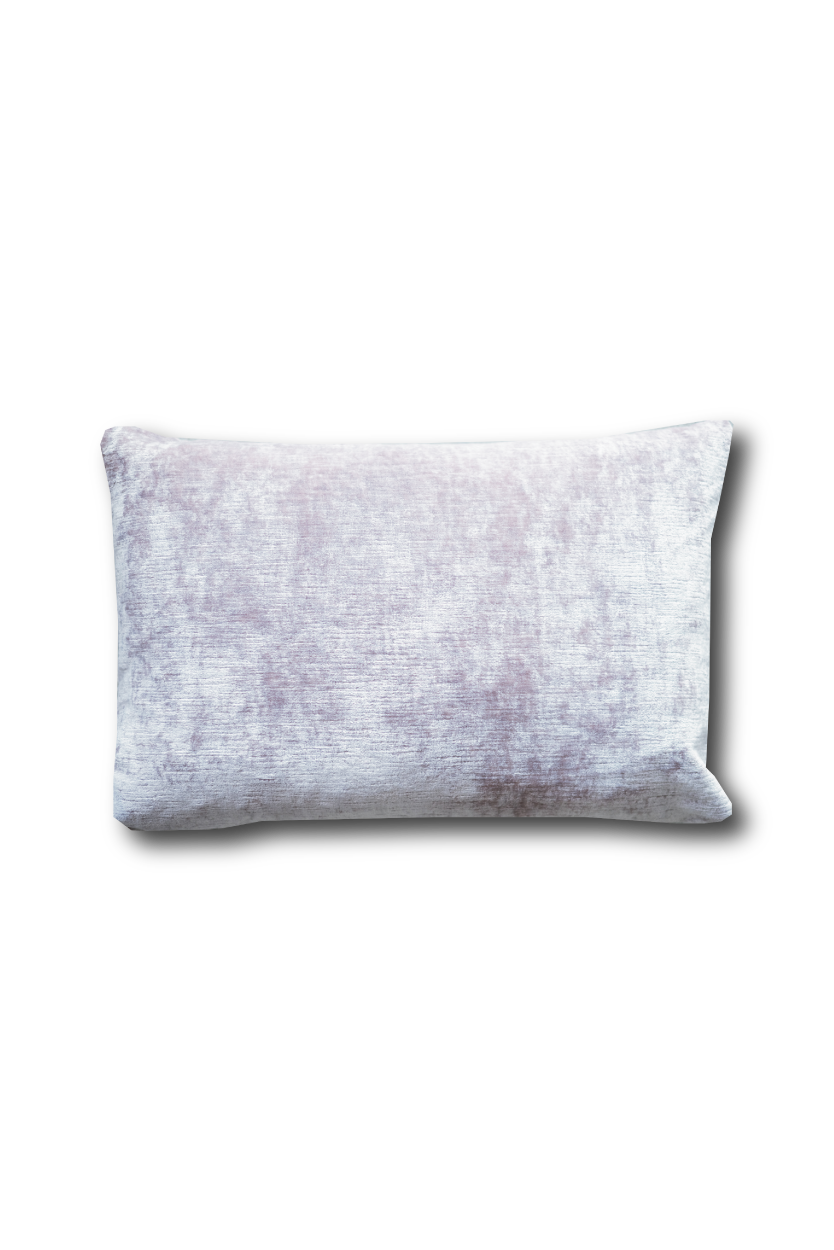 SOFT PINK CATHERINE MARTIN TEXTURED VELVET CUSHION