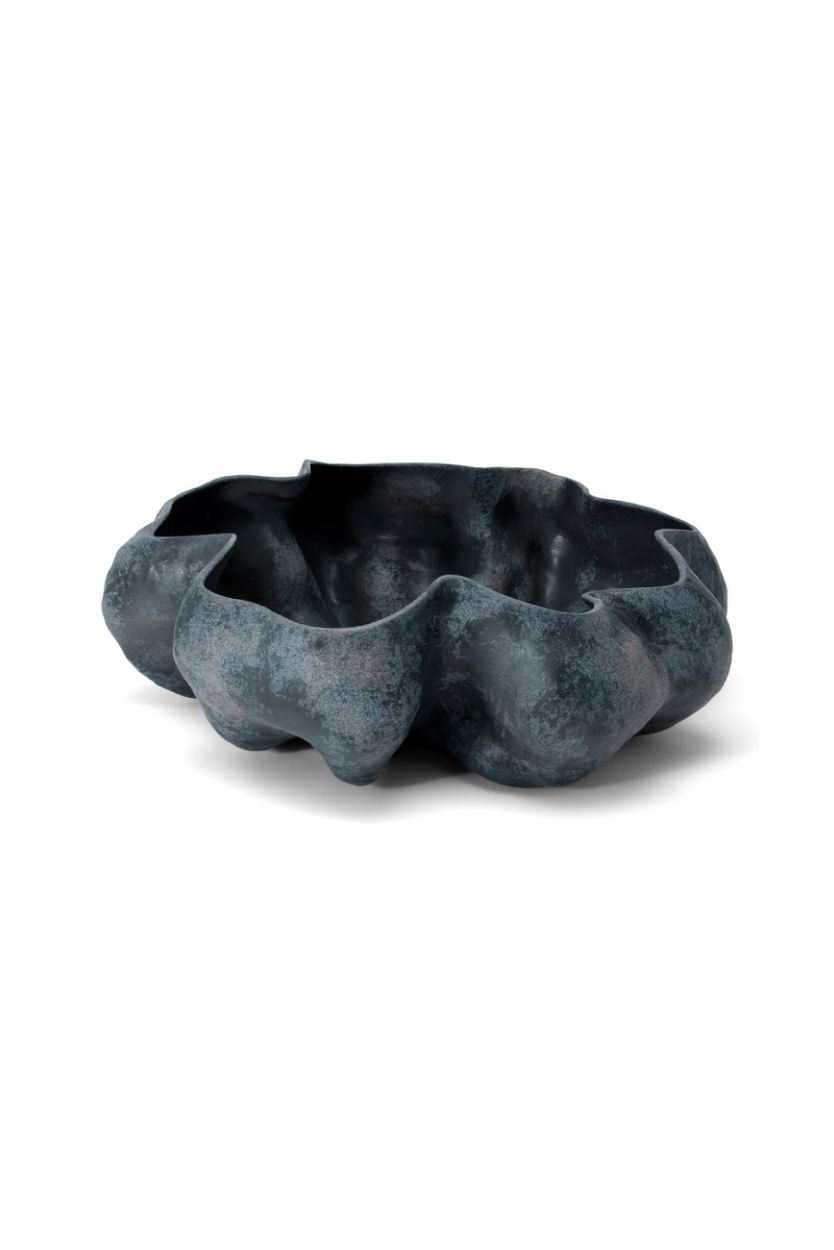 L'OBJET TIMNA PORCELAIN BOWL | AGED IRON