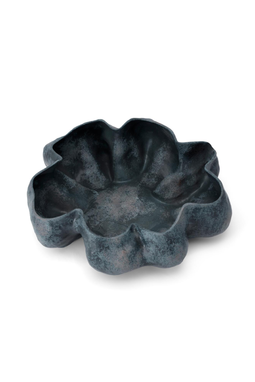 L'OBJET TIMNA PORCELAIN BOWL | AGED IRON
