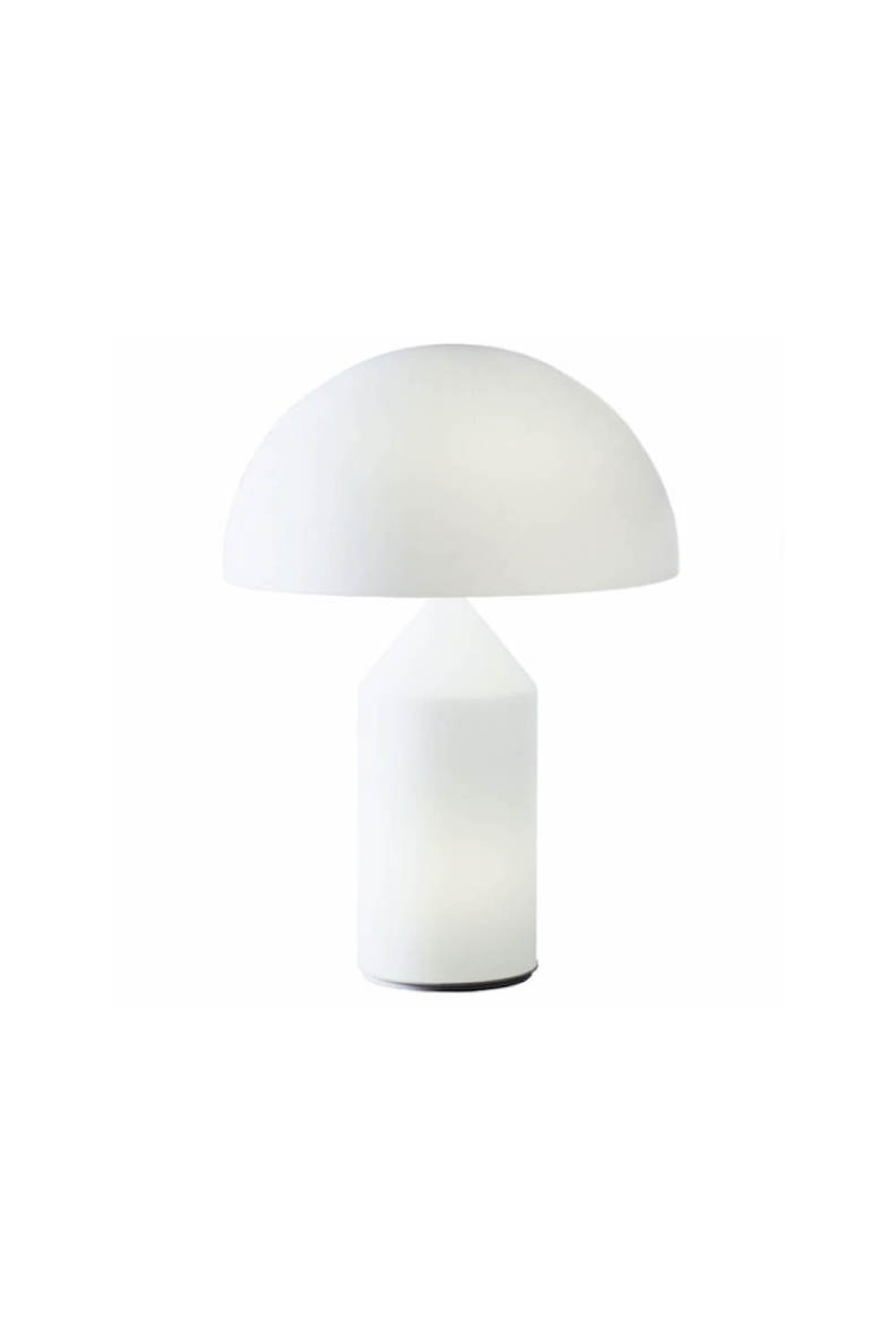 ATOLLO LAMP WHITE MURANO GLASS MEDIUM