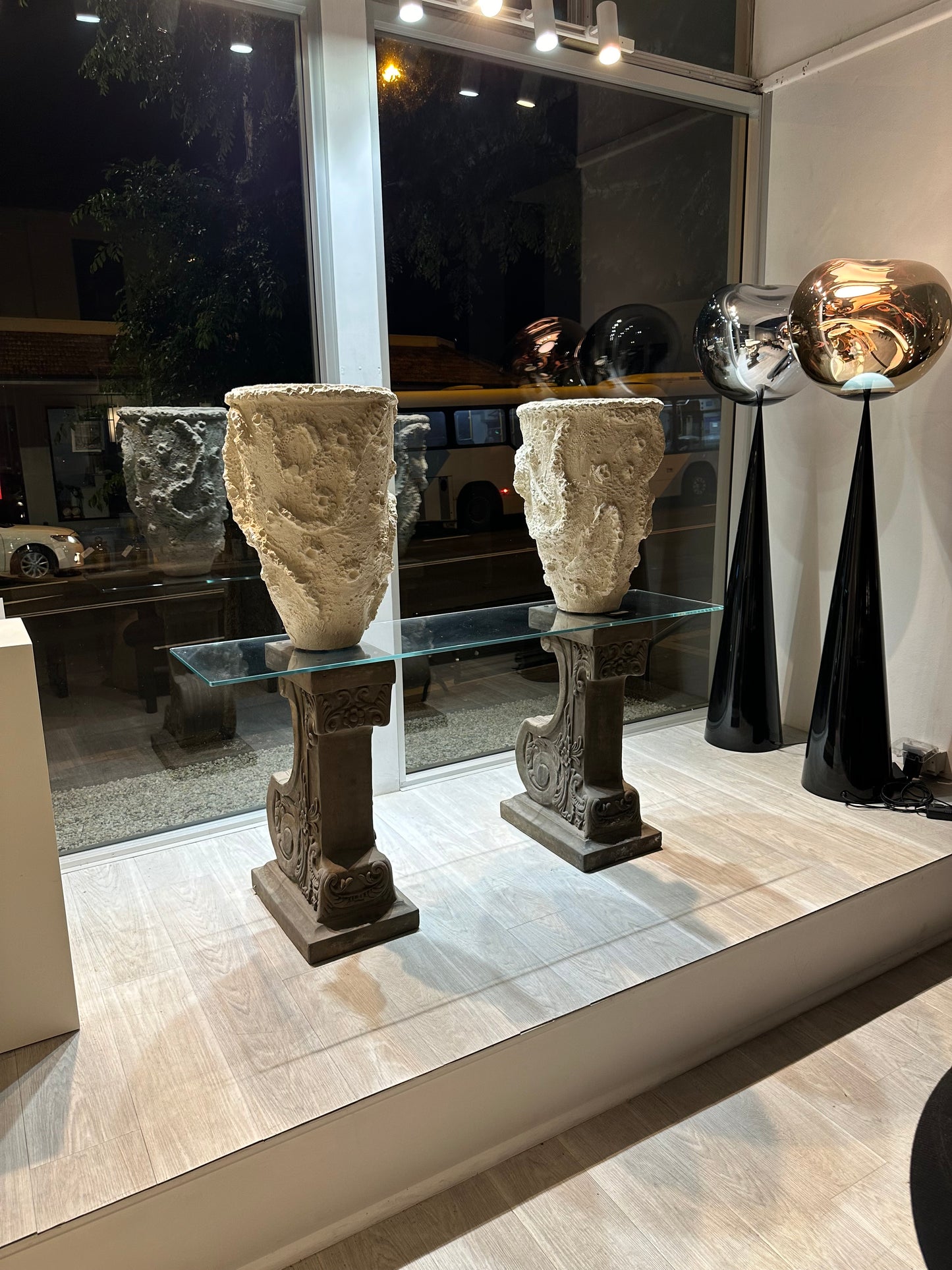 OBJECTS OF VIRTUE IVORY CERAMIC VESSEL