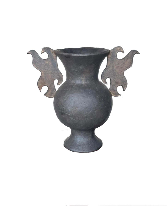 FLAME BRONZE VASE by ISABELLA WELLS