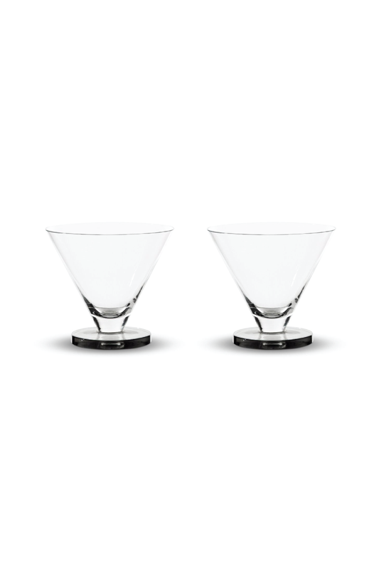 TOM DIXON PUCK COCKTAIL GLASSES PAIR