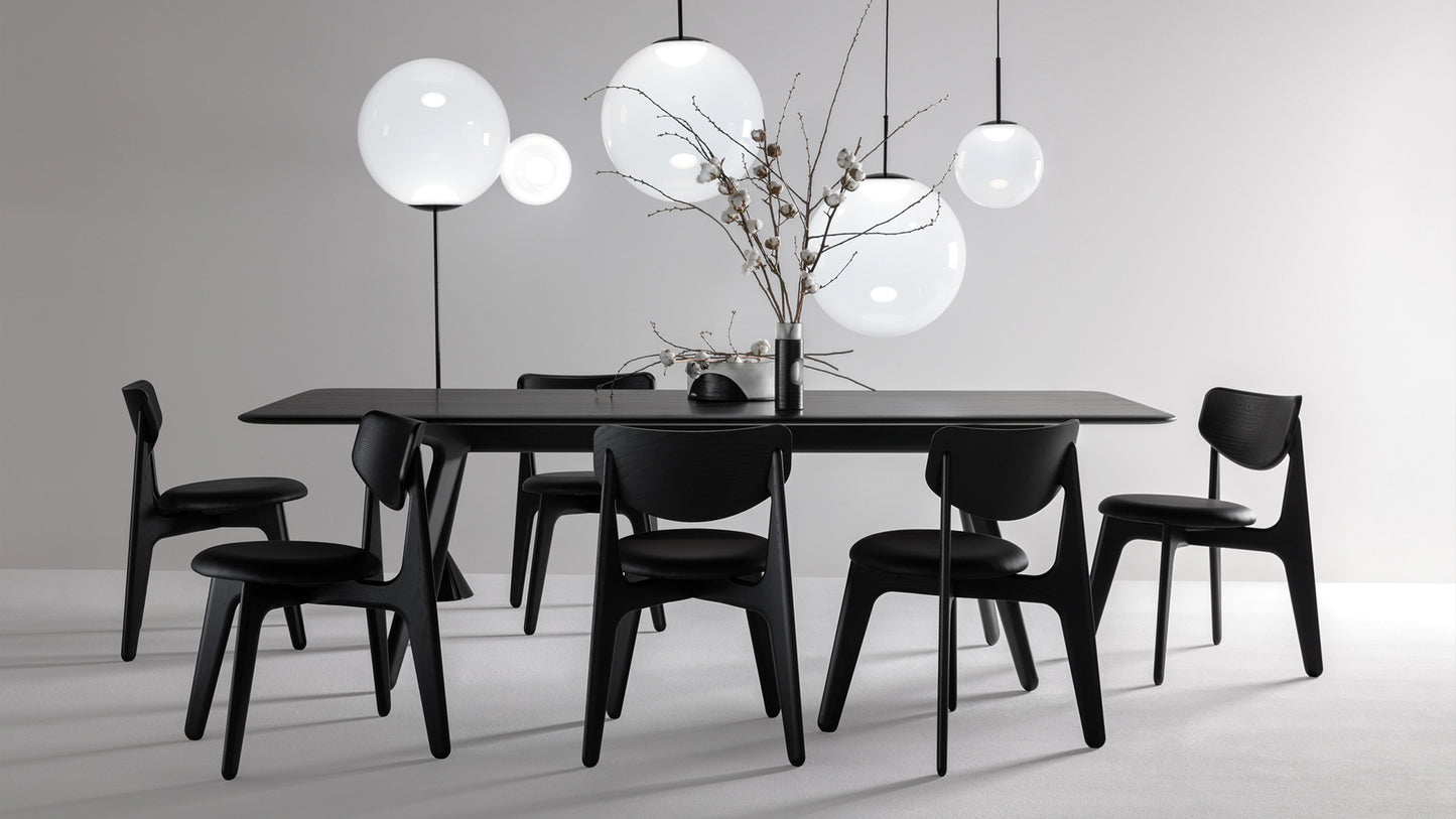 TOM DIXON SLAB DINING CHAIRS UPHOLSTERED SEAT (PRE-ORDER)