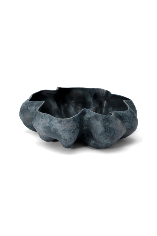 L'OBJET TIMNA PORCELAIN BOWL | AGED IRON
