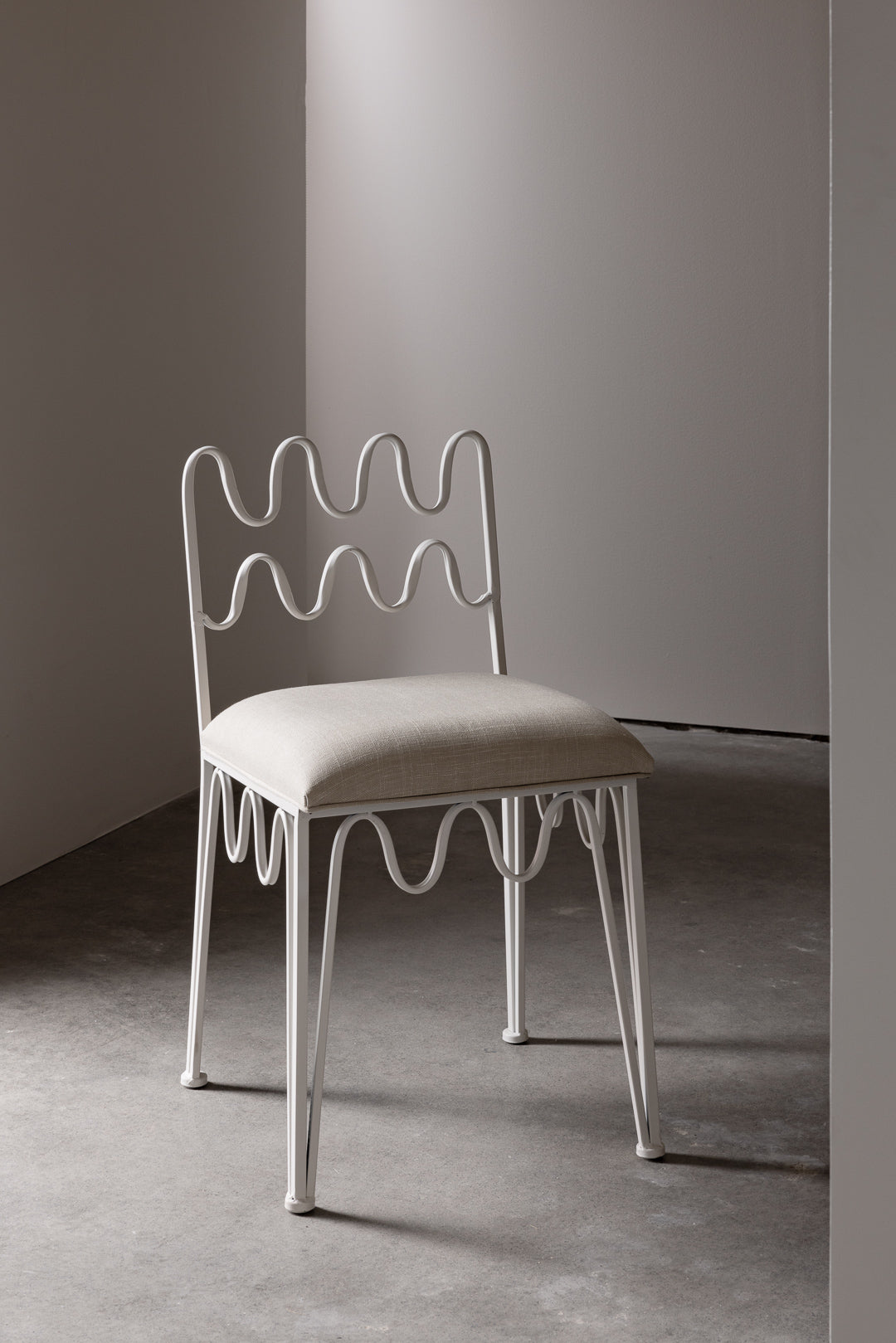 RACHEL DONATH WAVE DINING CHAIR WHITE (PRE-ORDER)